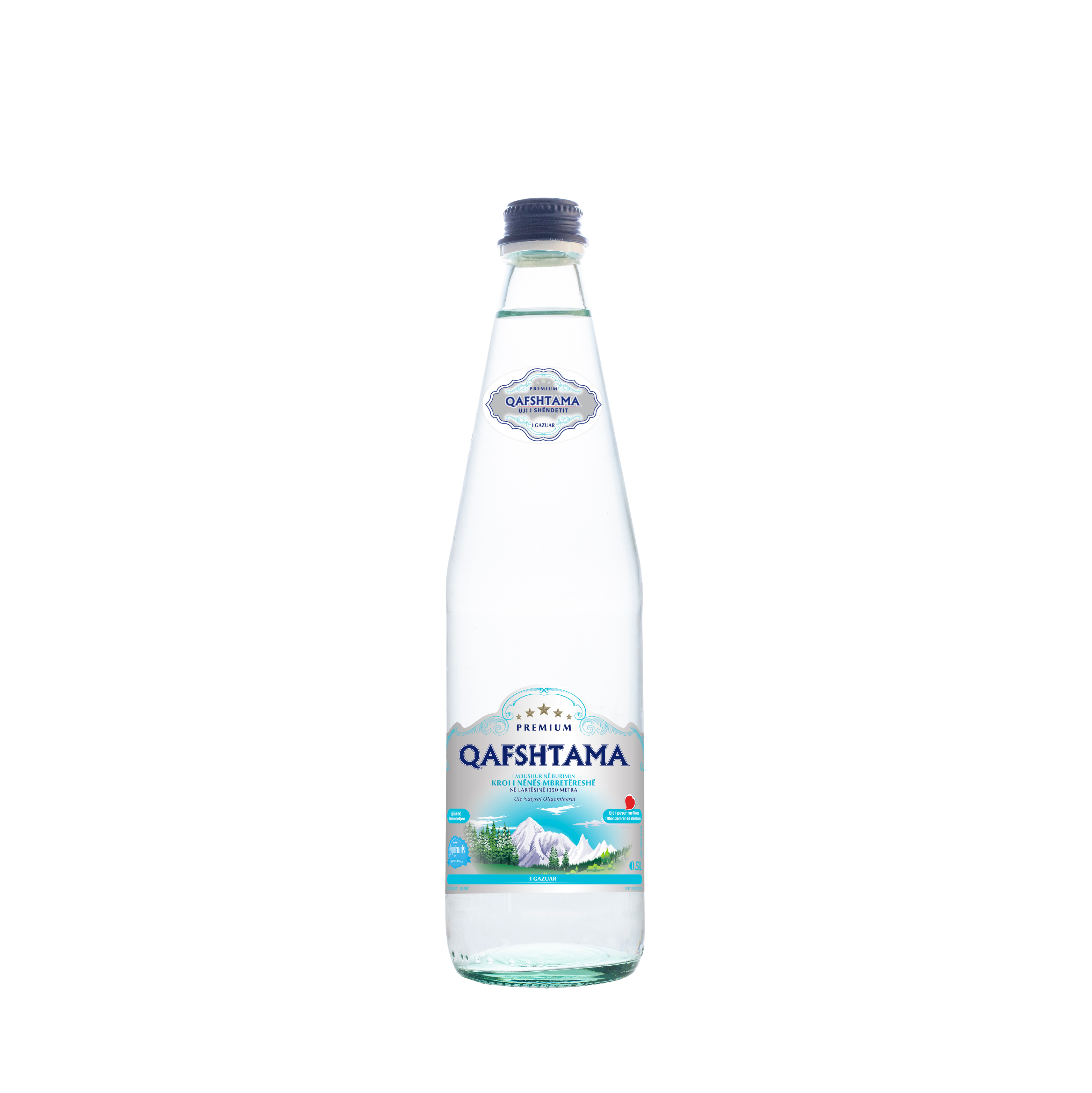 Uje Natyral Mineral, I Gazuar 500ML
