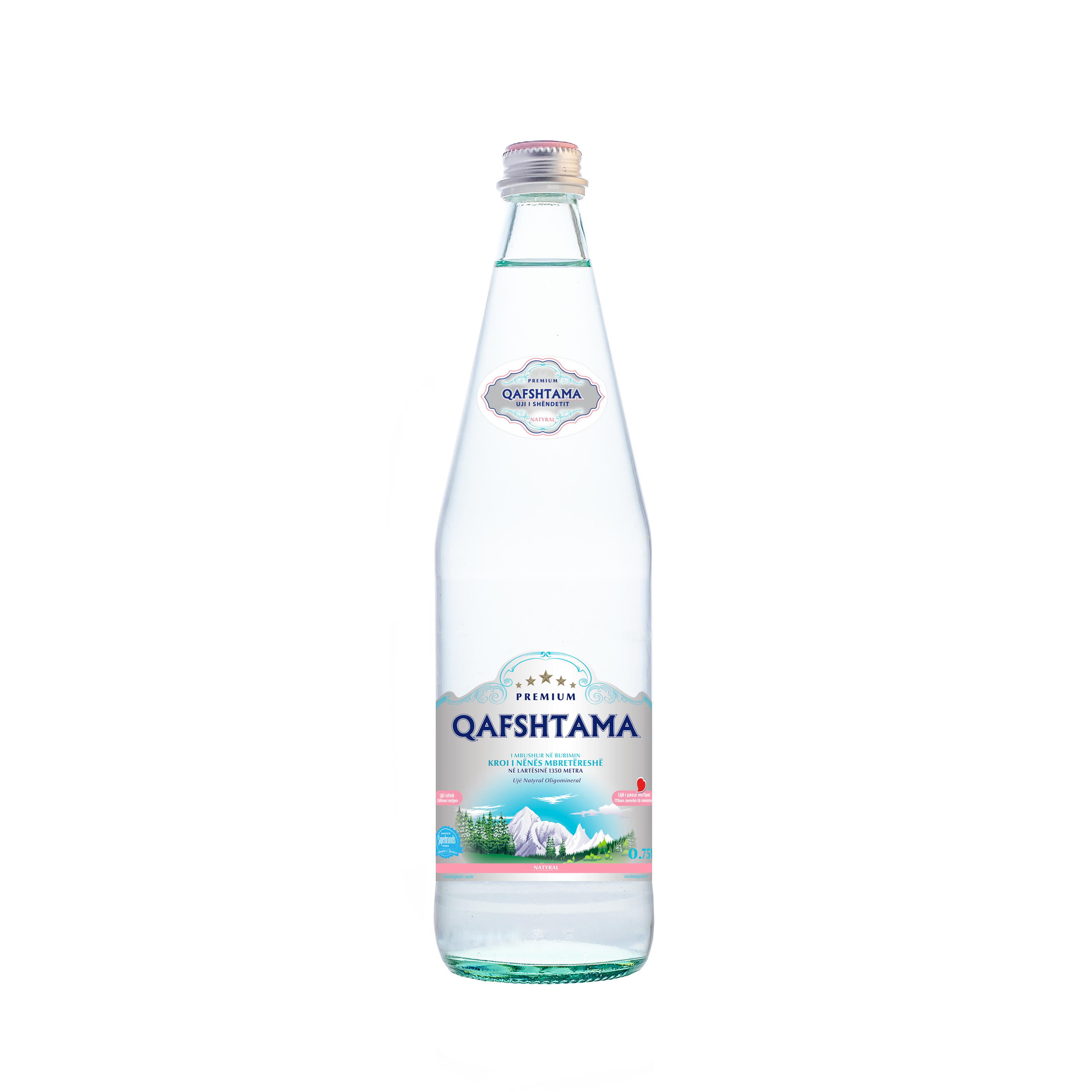 Uje Natyral Mineral I Gazuar 750ML